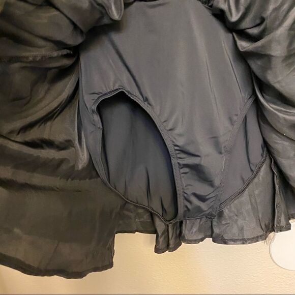 WEISSMAN Balera Dance Costume black tutu skirt flocked mesh dress D9329 child LC - Picture 9 of 15